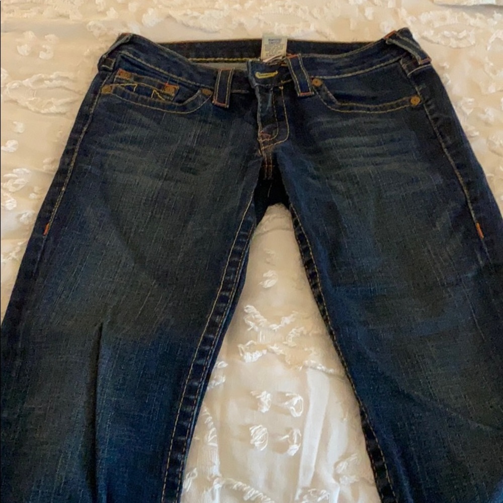 True Religion cropped jeans